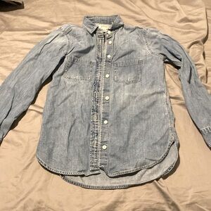 Button down denim shirt
